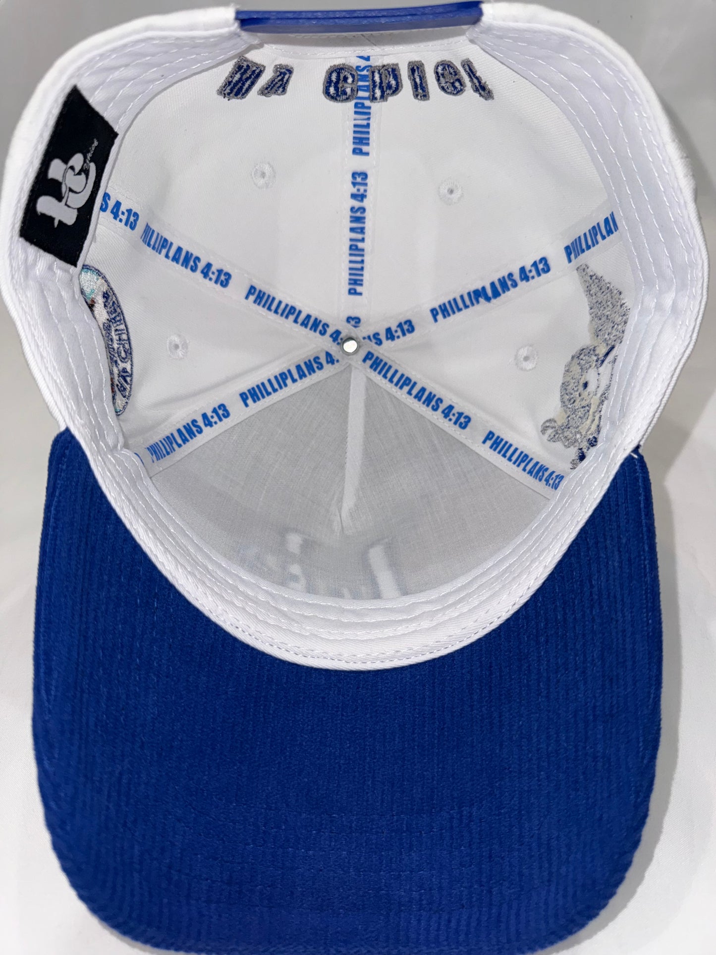 Royal Blue and Silver Snapback
