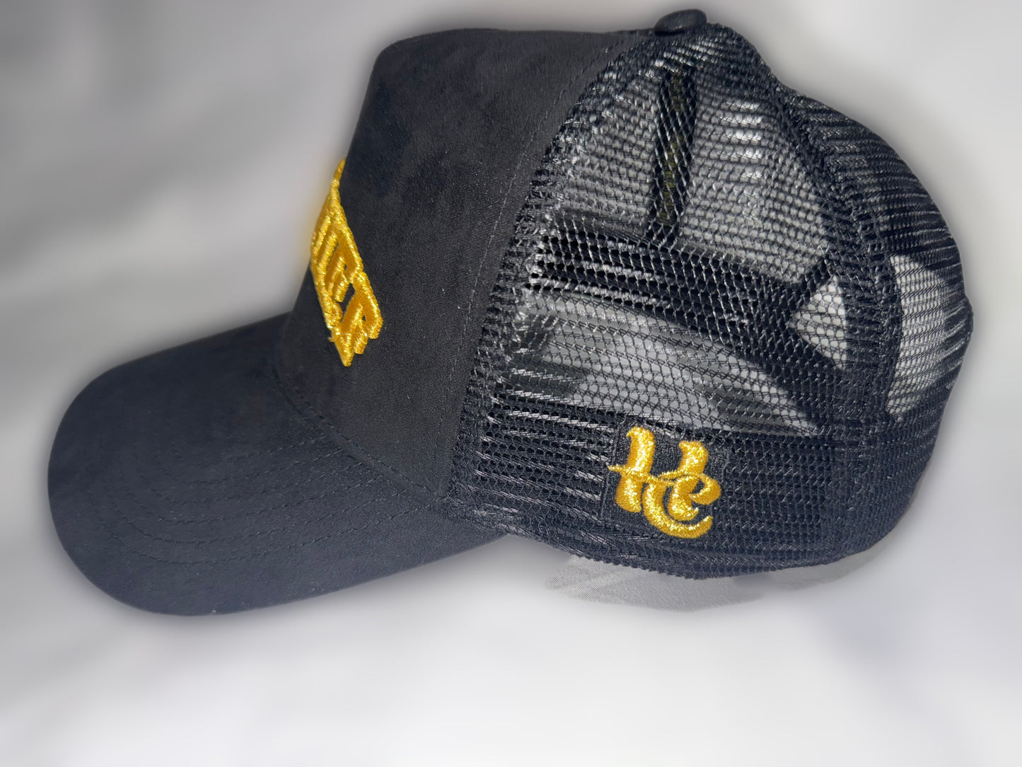Exclusive Hy Chief Suede Mesh Trucker Snapback Hat