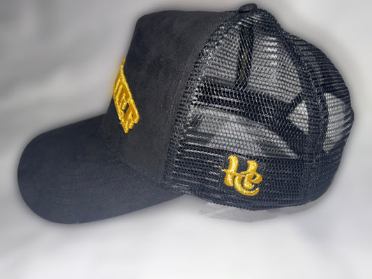 Exclusive Hy Chief Suede Mesh Trucker Snapback Hat