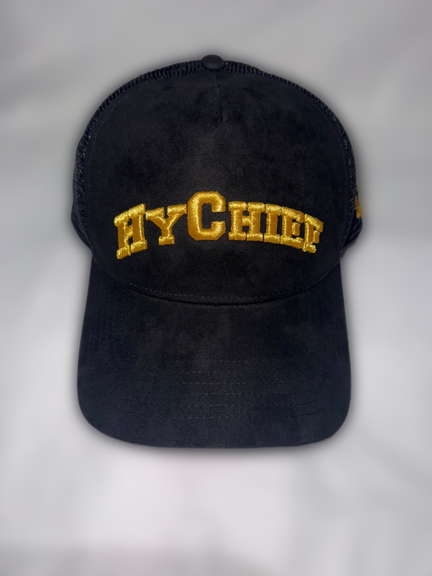 Exclusive Hy Chief Suede Mesh Trucker Snapback Hat