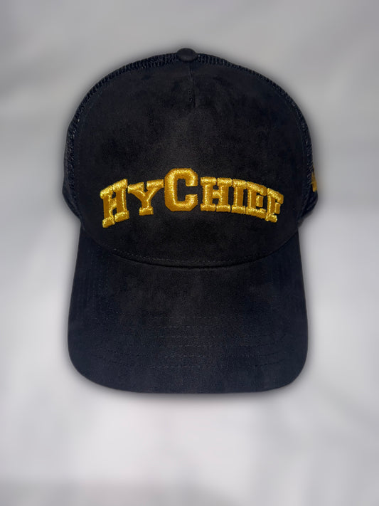 Exclusive Hy Chief Suede Mesh Trucker Snapback Hat