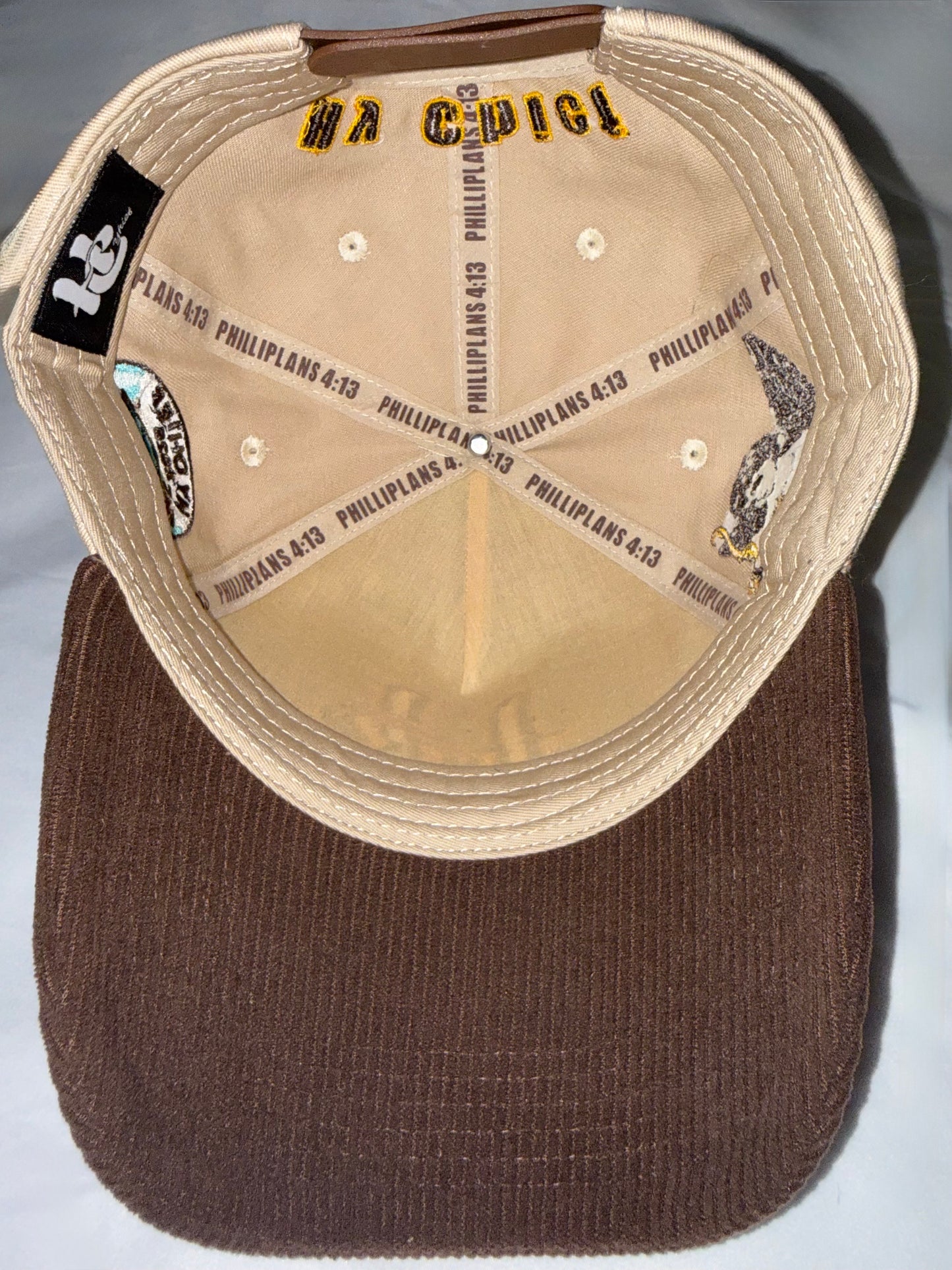 Dark Brown and Yellow Snapback