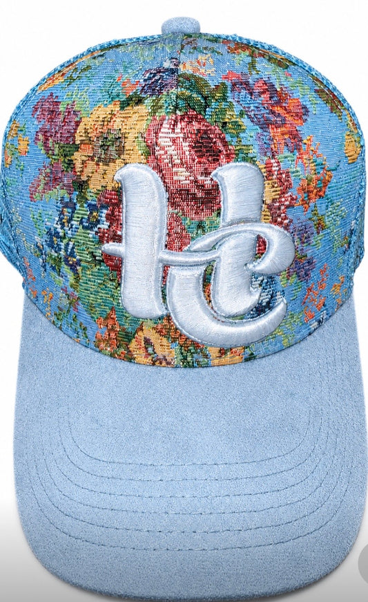 HYCHIEF Suede Sky Blue Signature Trucker-SnapBack